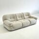 Sapporo three-seater sofa by Mario Marenco for Mobil Girgi in cream