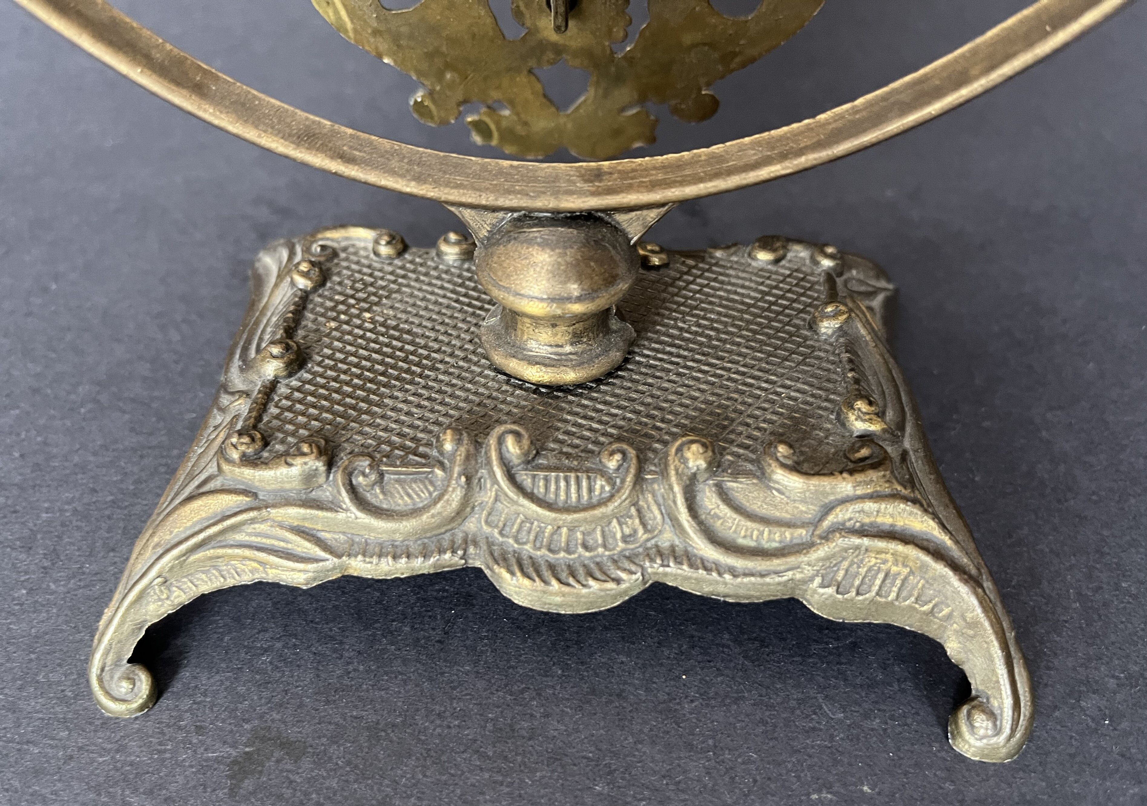 Bronze table mirror 22X34cm