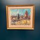 Original Swedish Oil On Canvas – “Landscape” By Arvid Herbert
