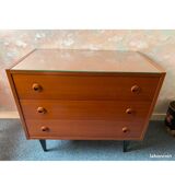Commode teck 3 tiroirs
