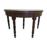 Old half moon table/console