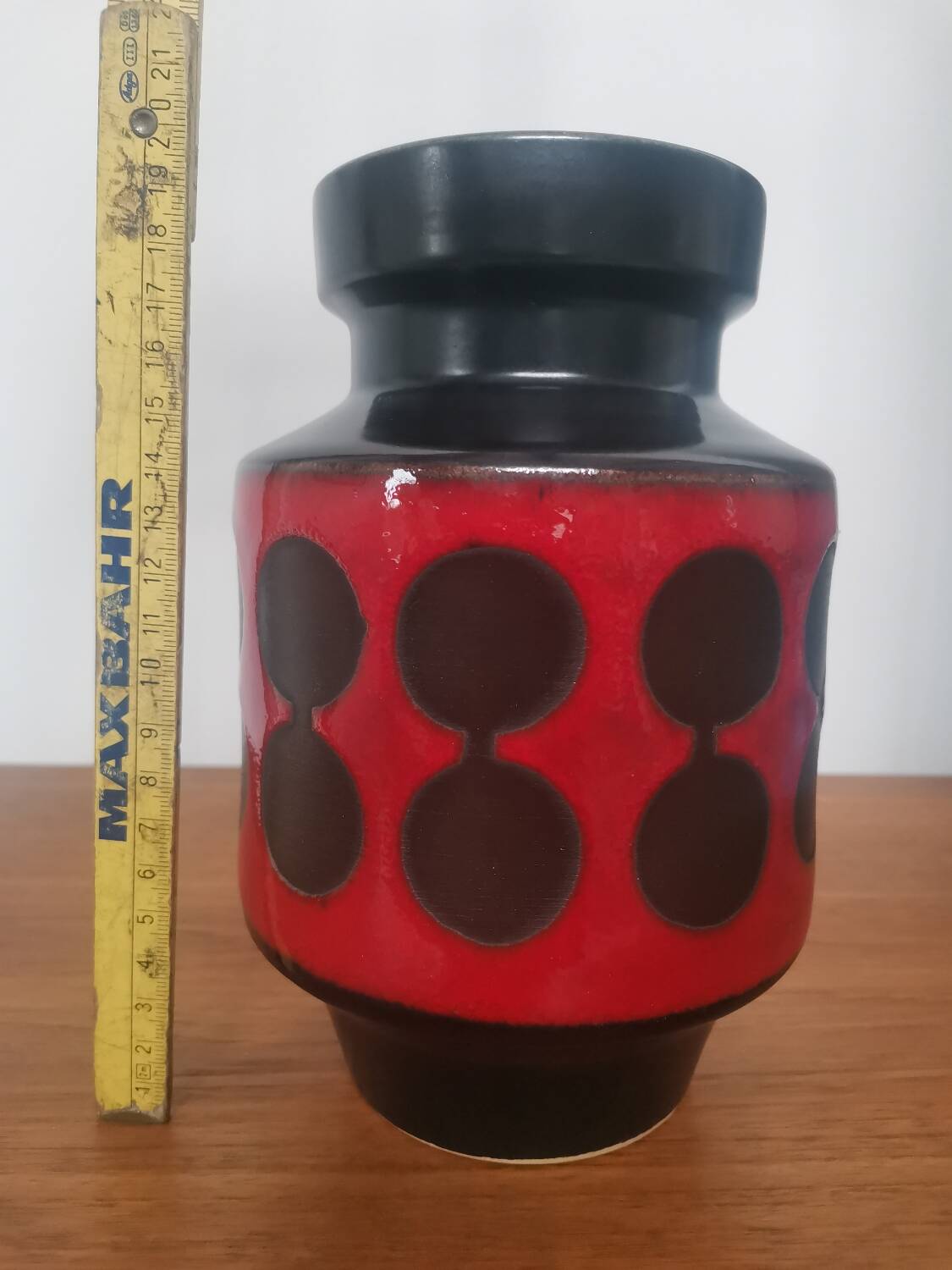 Vintage Dümler & Breiden Ceramic Vase, 1970s, West German Pottery