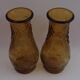 Paire vases ambré Bambicho vintage