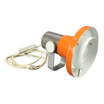 Orange wall lamp by Josef Hurka for Napako, Czechoslovakia, 1970s.
