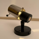 Vintage Zodiac wall lamp by Jacques Biny, chrome and black, Lita 1950