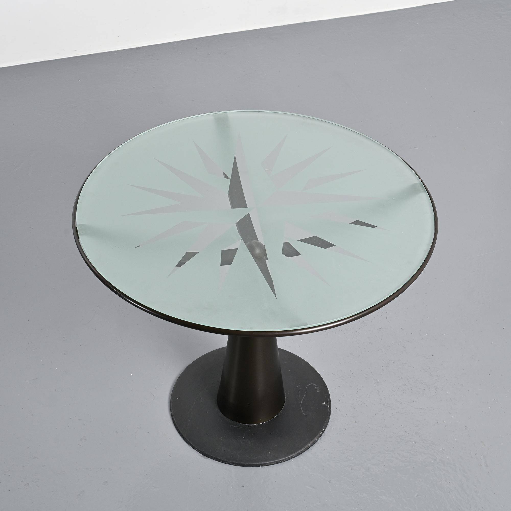 Astrolabe table by Oscar Tusquets for Aleph-Driade, Italy, 1980s