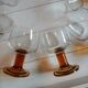 8 verres à pied à vin/eau vintage