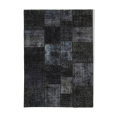 Tapis 172 cm x 241 cm noir patchwork