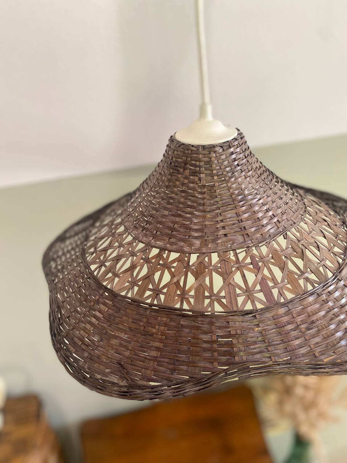 Suspension osier vintage