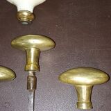 Set of brass door handles "Olive Type"