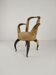 Rare 19th century highly decorative bull horn armchair (1870)