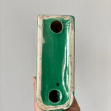 Horse bookend in green ceramic