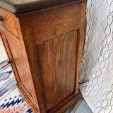 Vintage solid wood bedside table