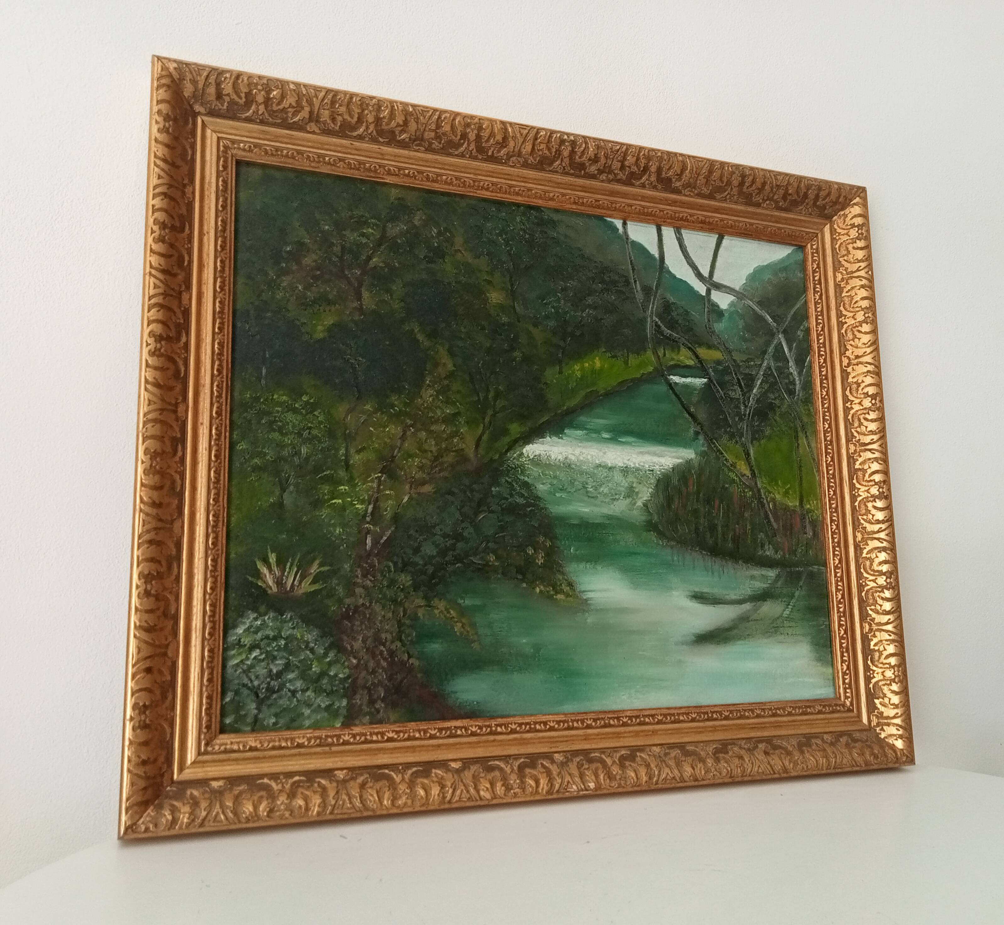 Oil painting by René Férréol Ringenbach "Val de Cusance"