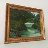 Oil painting by René Férréol Ringenbach "Val de Cusance"