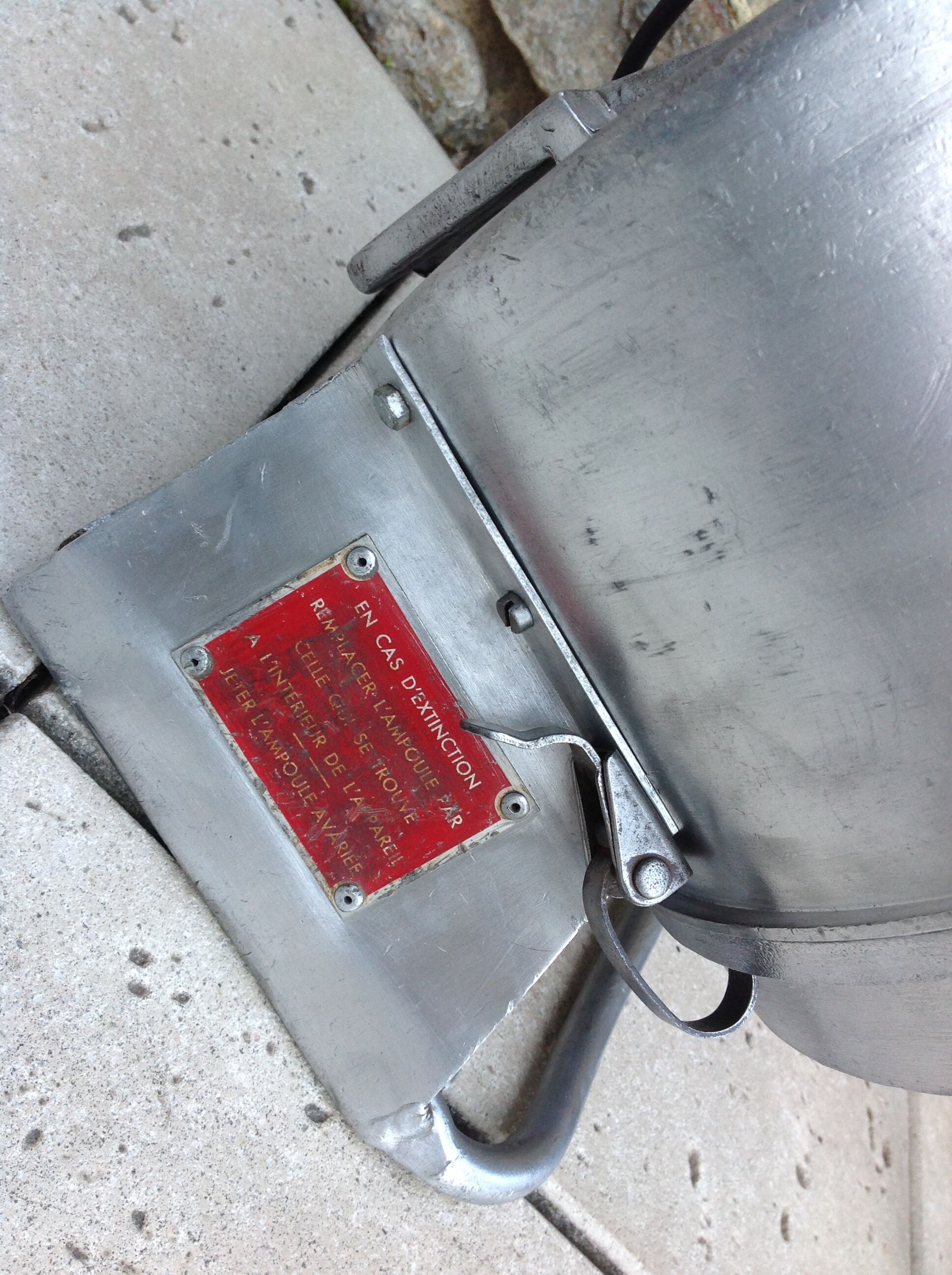 Former SNCF lantern - vintage 70s