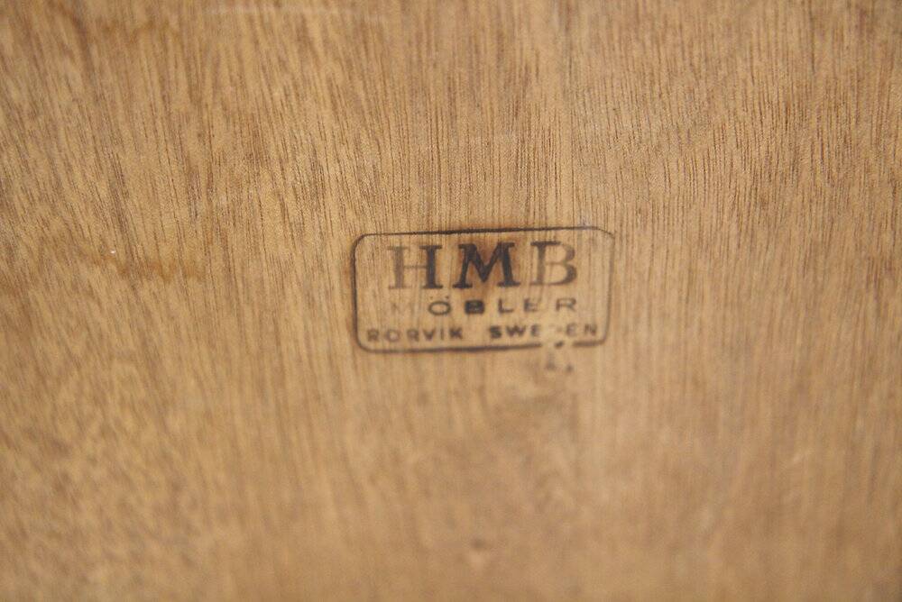 Side table in rosewood, HMB, Sweden, 1960