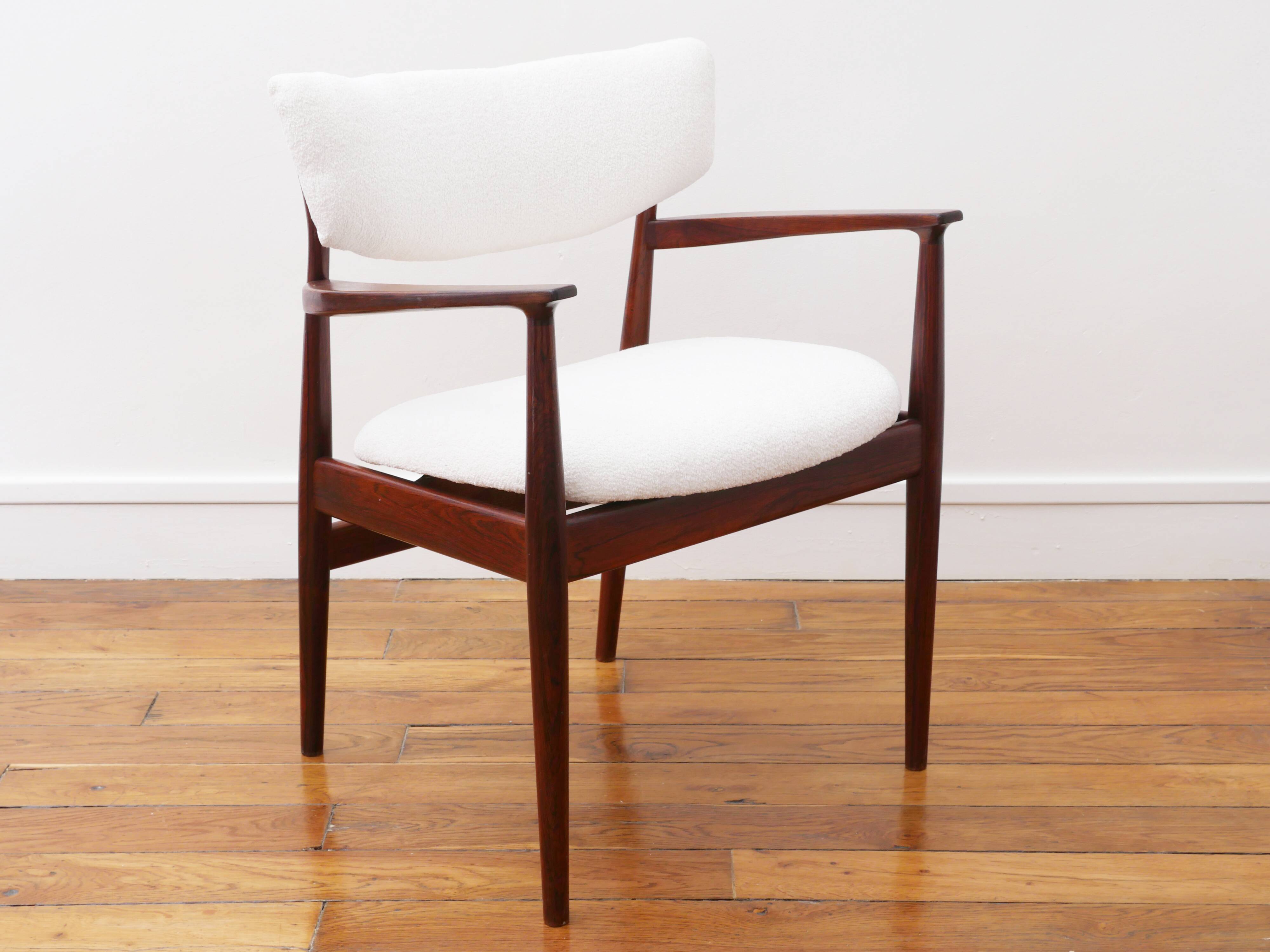 Scandinavian armchair in teak