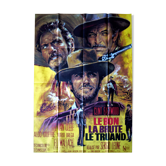 The Good, the Brute and the Bad  - original movie poster- Sergio Leone