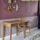 Antique walnut table/desk, renovated | Emile