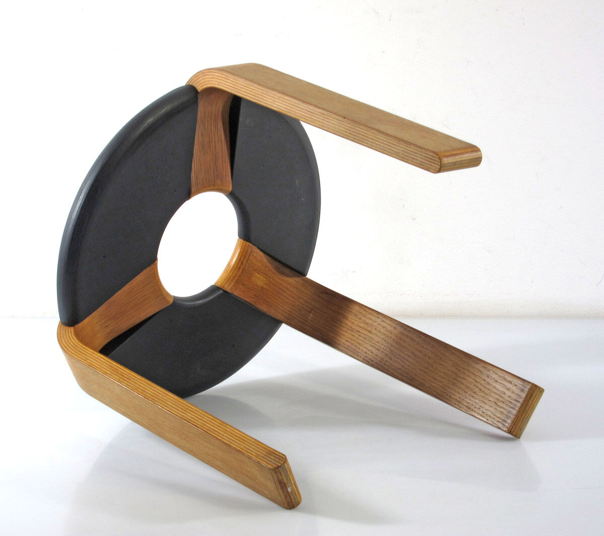 Plywood stool by Rud Thygesen for Magnus Olesen