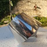 Lustre en inox 1970