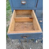 Industrial wooden furniture with 30 drawers