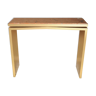 Arch gold marble top console table