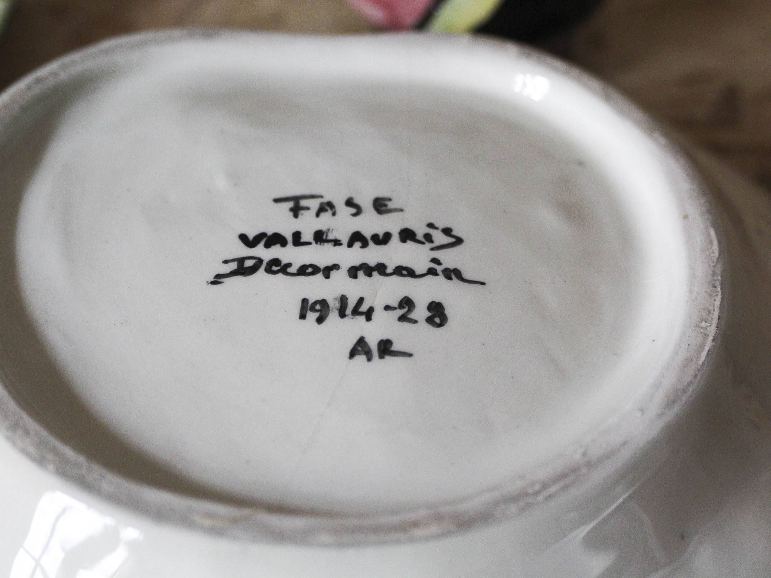 FASE Vallauris ceramic service from the 60s