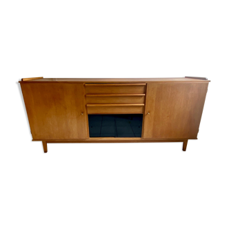 Enfilade 1960s en bois clair