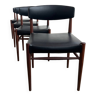 4 Scandinavian teak chairs