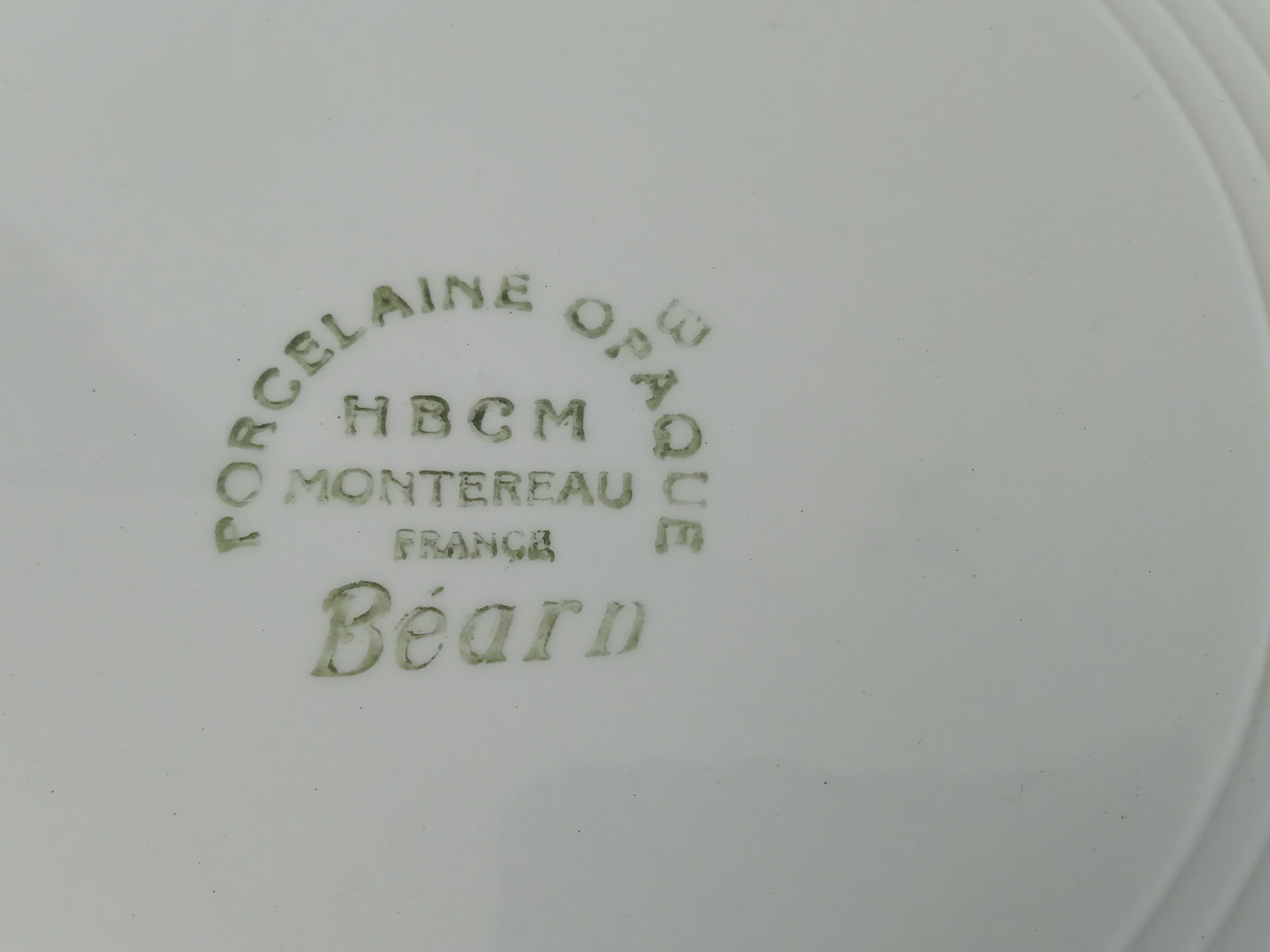 Duo de plats de service Béarn de Creil et Montereau