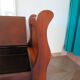 Rare entrance bench - Old chest bench - toy chest - oak color