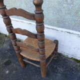 Brutalist chair in the Charles Dudouyt 60's style