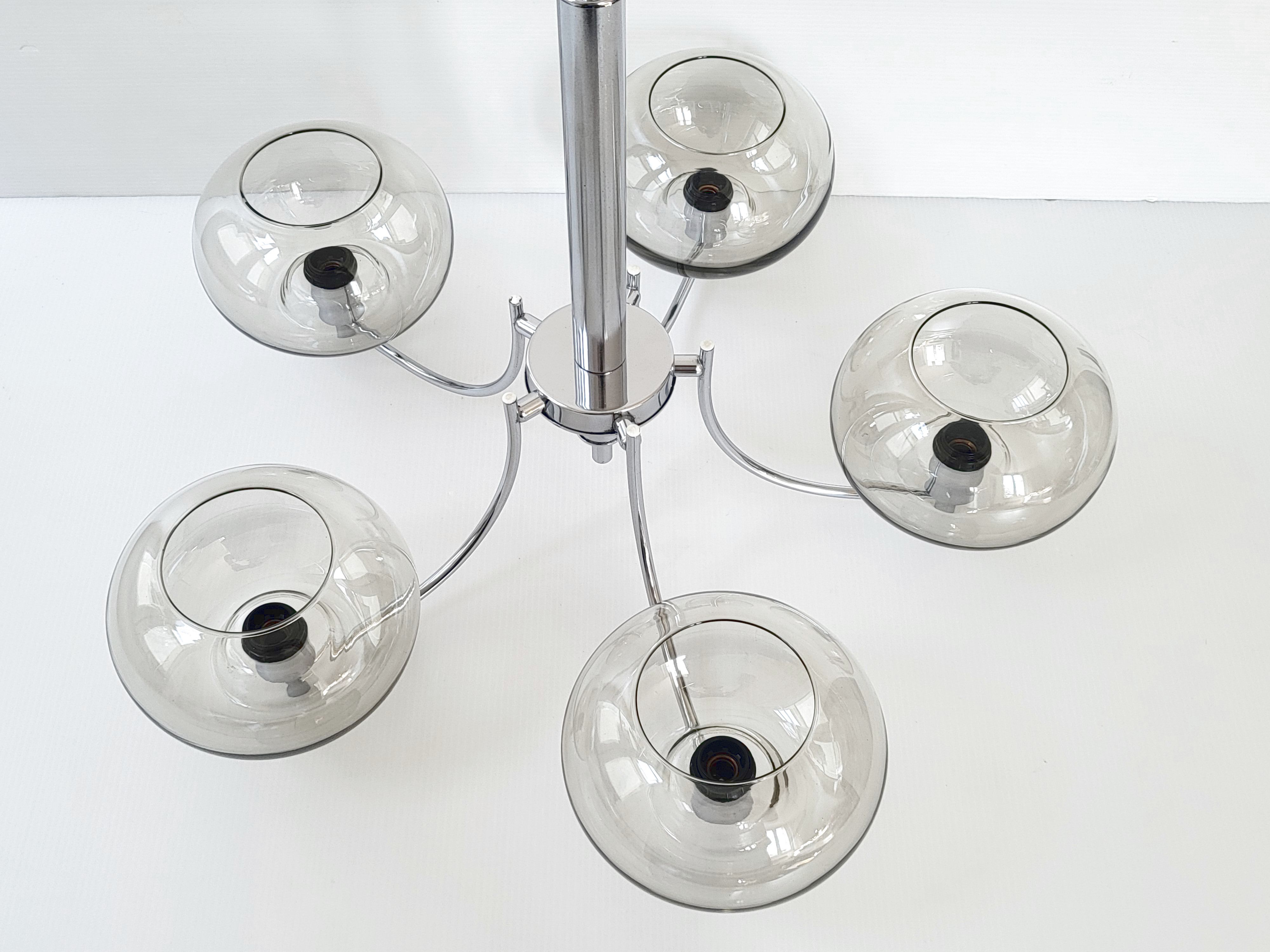 Vintage space age chandelier 1970