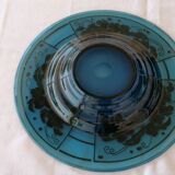 Plat en verre Art Déco signé d'Argil