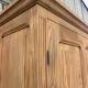 Parisian wardrobe / vintage wardrobe in raw wood