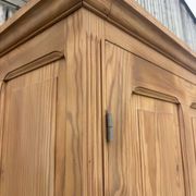Parisian wardrobe / vintage wardrobe in raw wood