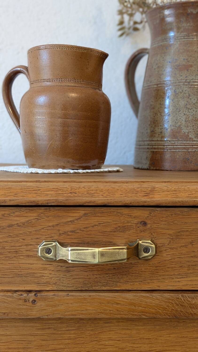 Buffet / confiturier ancien art-déco en chêne