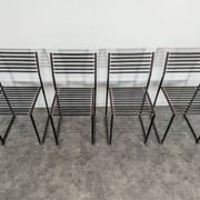 Set of 4 Memphis style chairs