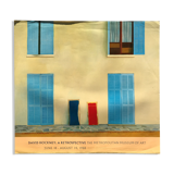 Exhibition poster by David Hockney The Metropolitan Museum of Art, 1988 (Large format)