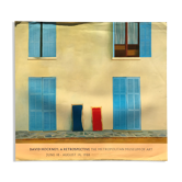 Affiche d'exposition de David Hockney, The Metropolitan Museum of Art, 1988 (Grand format)