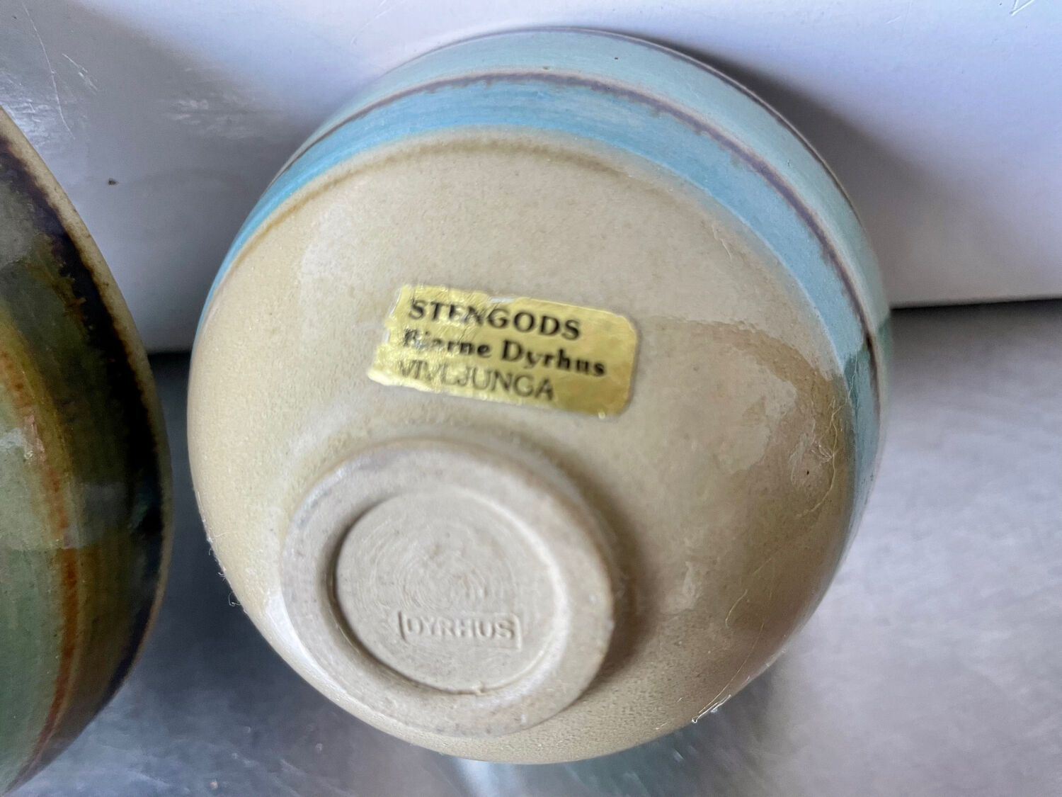 Lot of 3 scandinavian midcentury bowls in stoneware