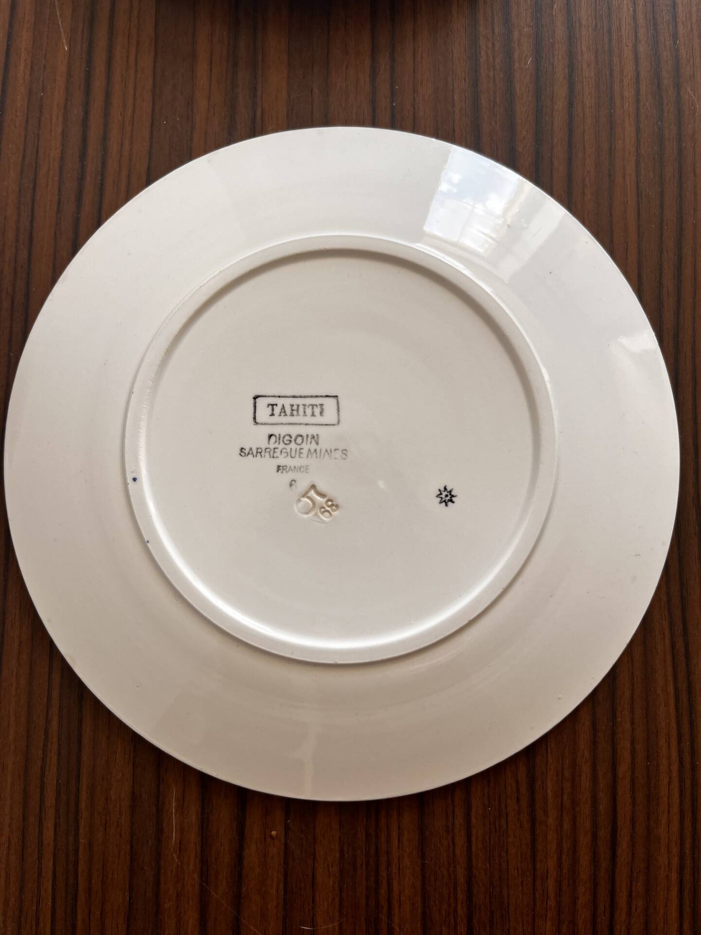 Assiettes Sarreguemines