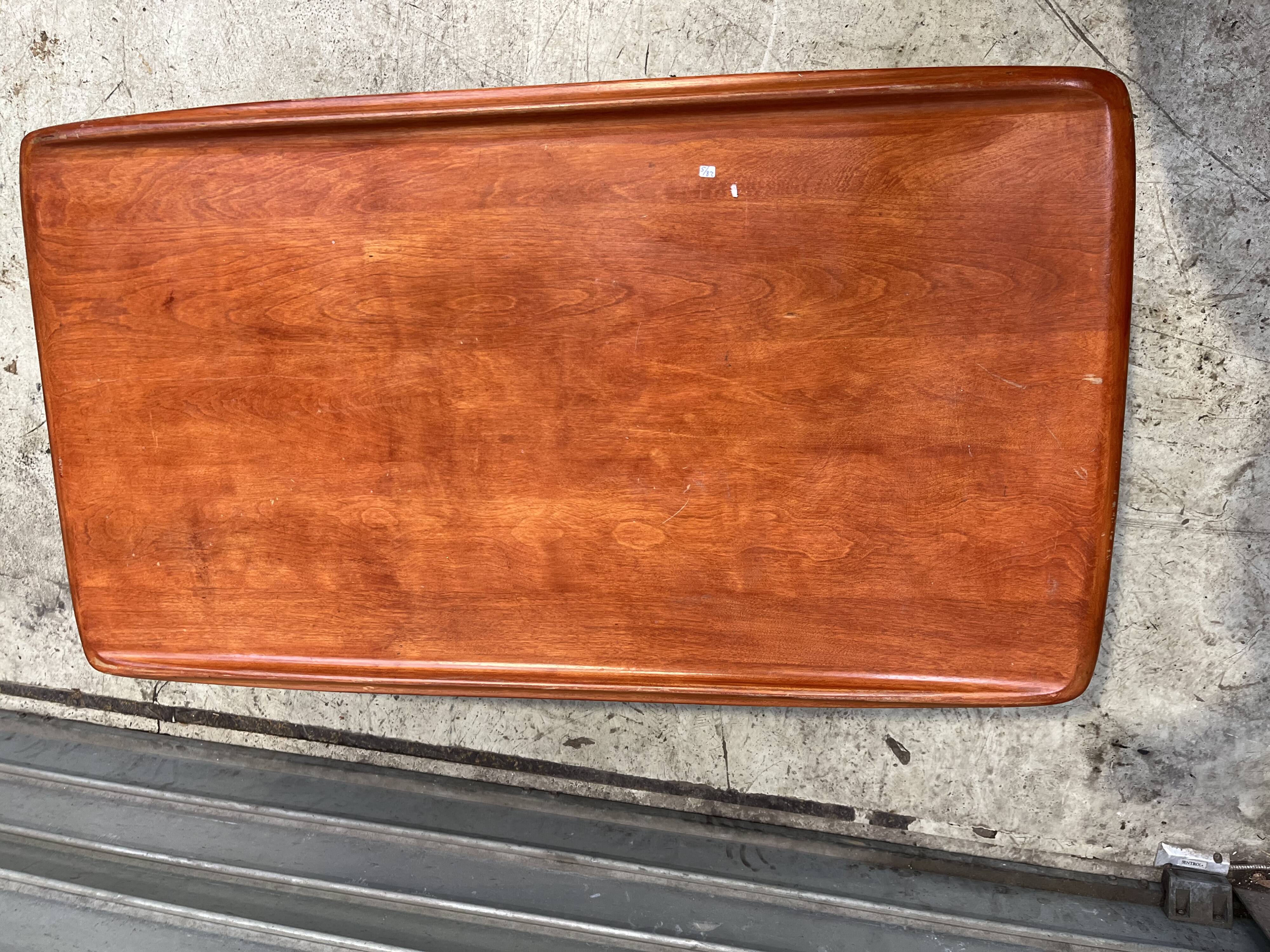 Scandinavian style wooden coffee table