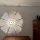 White Flush Light or Wall Lamp by Glashütte Limburg