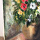 Bouquet de fleurs, huile sur toile