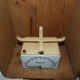 Helvetia kitchen scale with enamelled plate