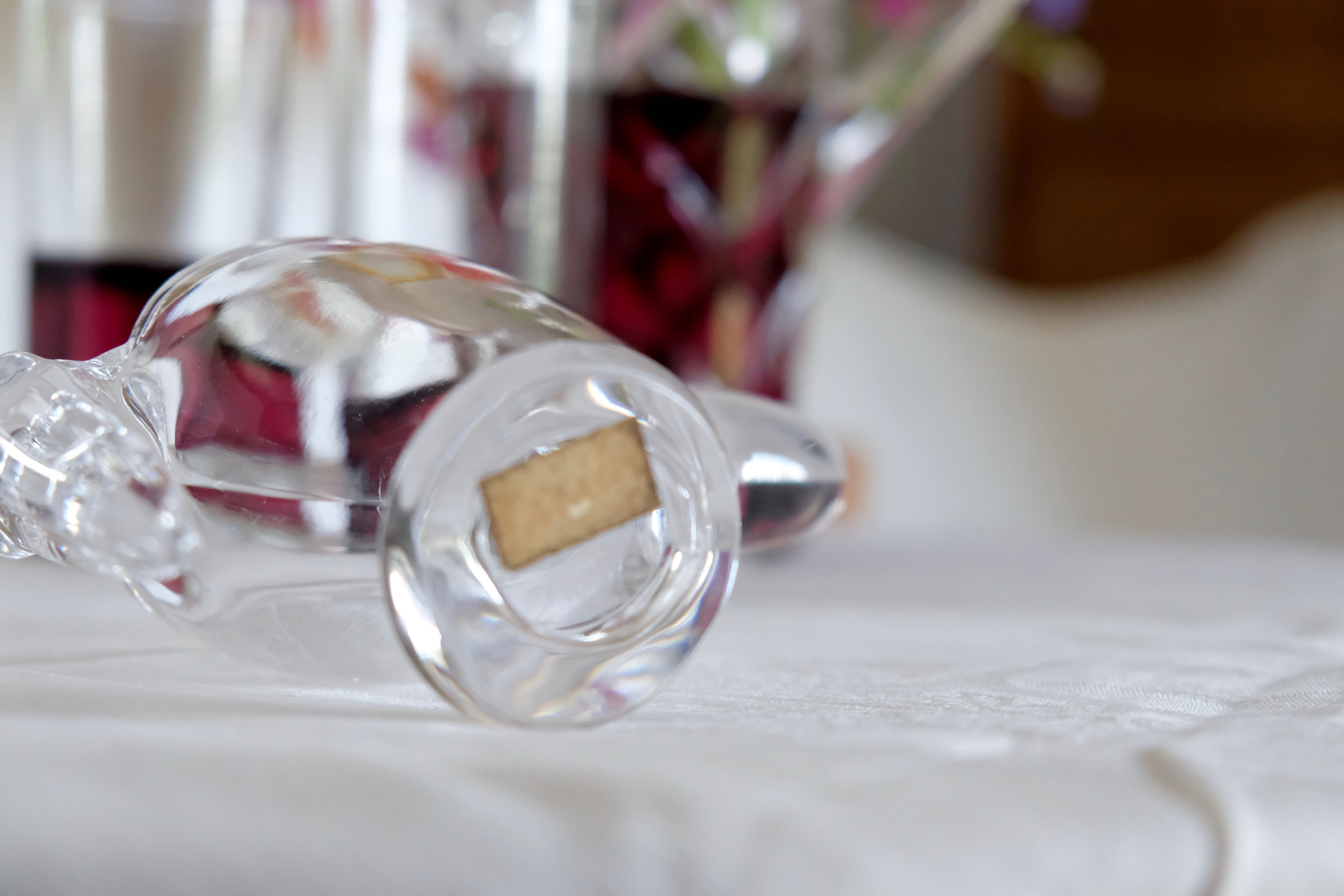 Heron marabout bird crystal of Vannes