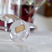 Heron marabout bird crystal of Vannes